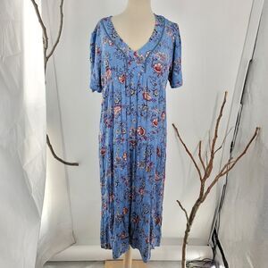 Artesia crinkle matchstick fabric floral flowy dress